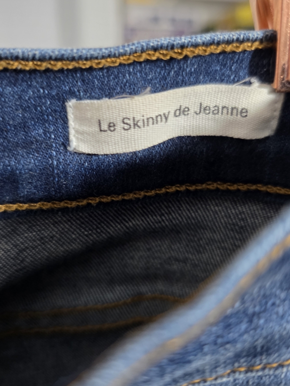 Frame Le High Skinny Crop Jeans Medium Wash Stretch Denim Sz 28 - Picture 3 of 6